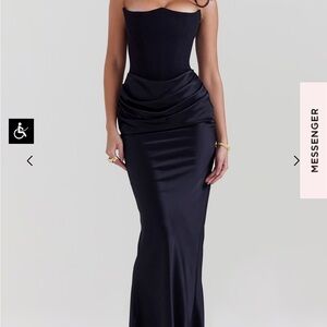 House of CB Persephone Strapless Corset Maxi Dress Medium